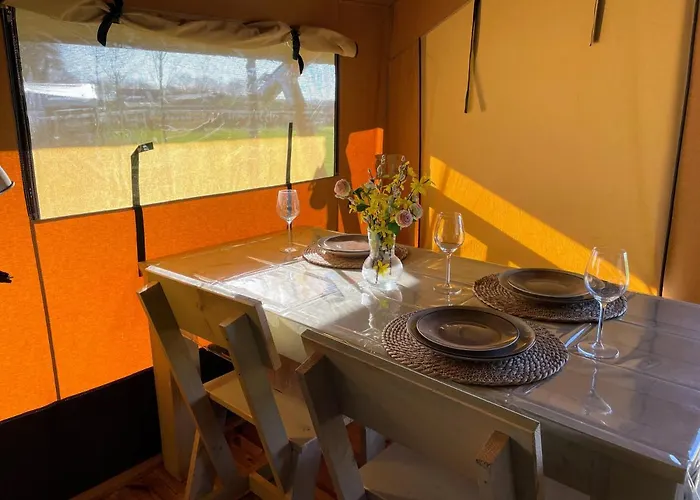 Lüks kamp alanı Luxe Safaritenten Petit013 - Nieuw Tilburg